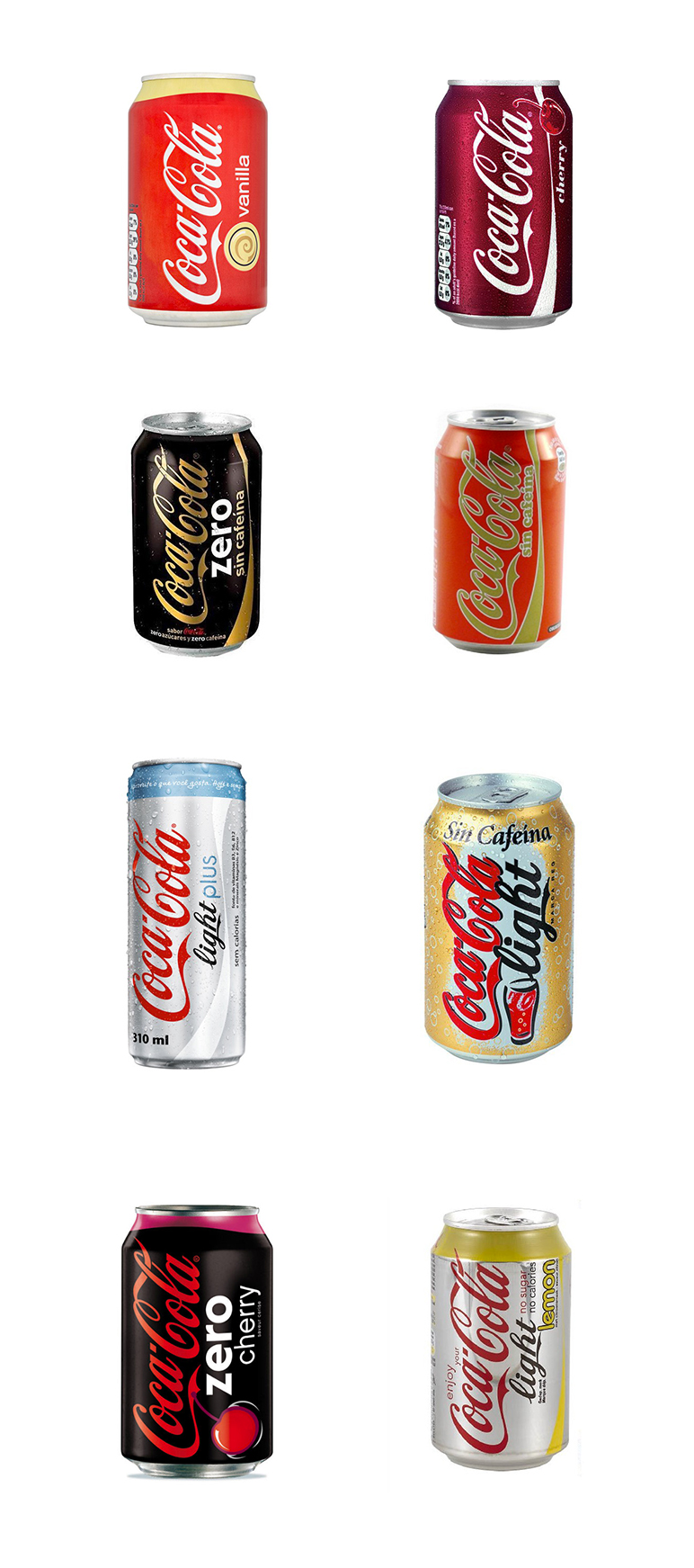 Coca-Cola Versões